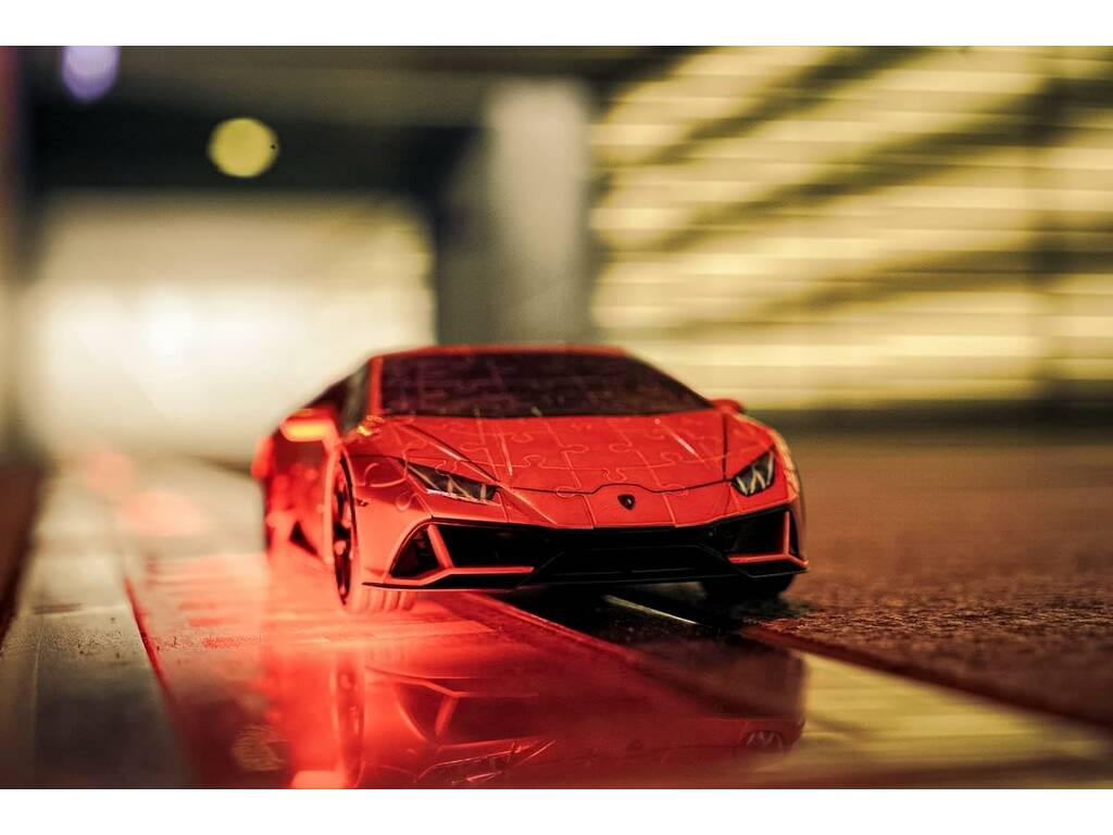 Puzzle 3D Lamborghini Huracán Evo Arancio Ravensburger 11571