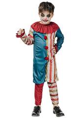 Dunkler Clown-Kostm fr Kinder, Gre S