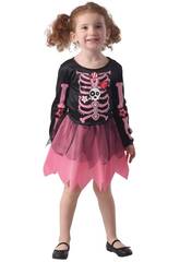Costume da scheletro Pop bebè taglia M