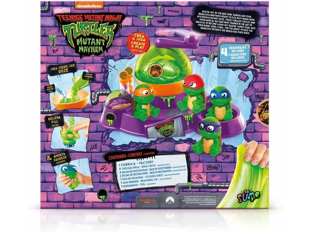 Slime Factory Tortugas Ninja Canal Toys SFC 003