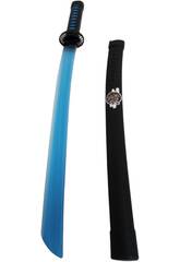 Espada Ninja de 68 cm. con Hoja Azul
