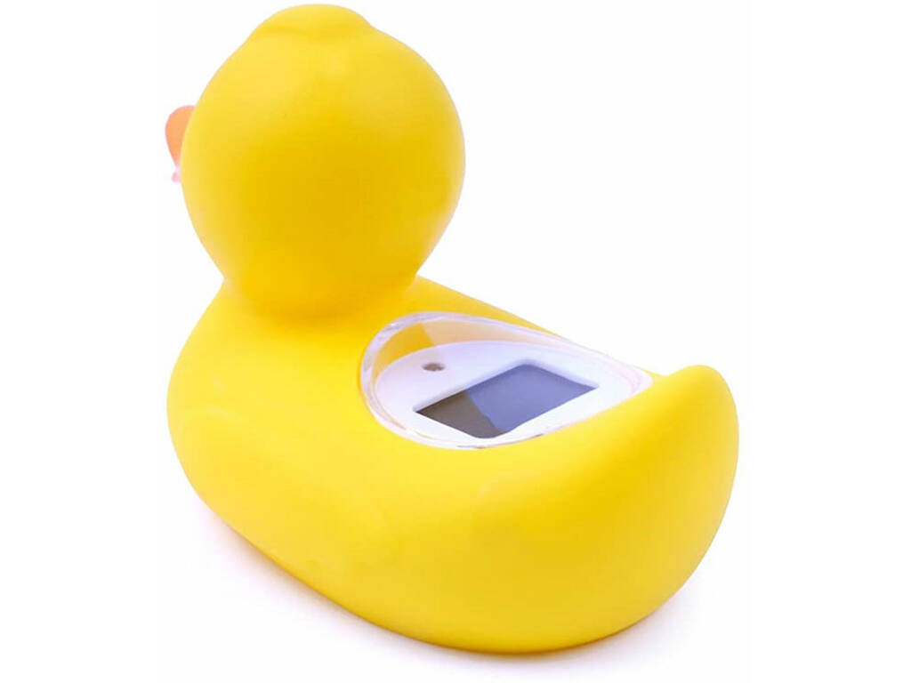 Thermomètre de salle de bain numérique jaune Duckling avec alarme et arrêt automatique
