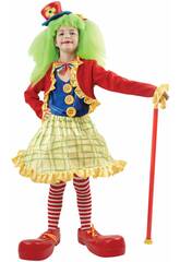 Costume da clown bambina taglia XL