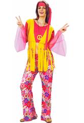 Costume Hippie Femme Taille L