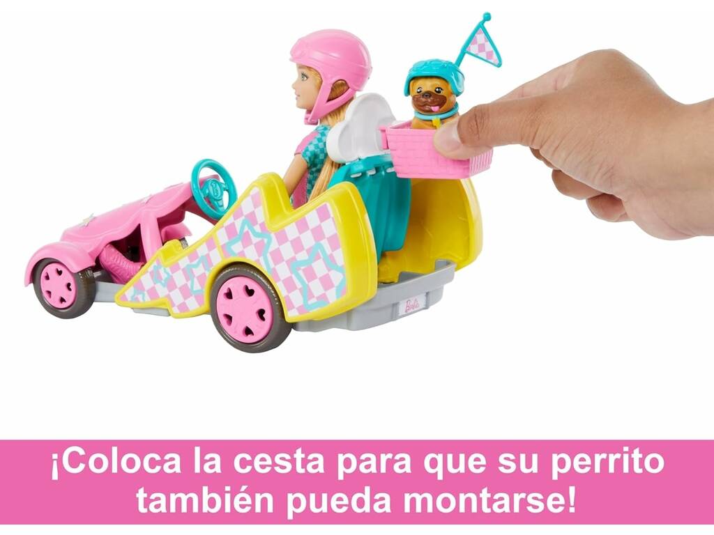 Barbie Stacie Al Rescate Muñeca Con Kart de Mattel HRM08