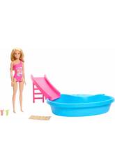 Barbie con piscina di Mattel HRJ74