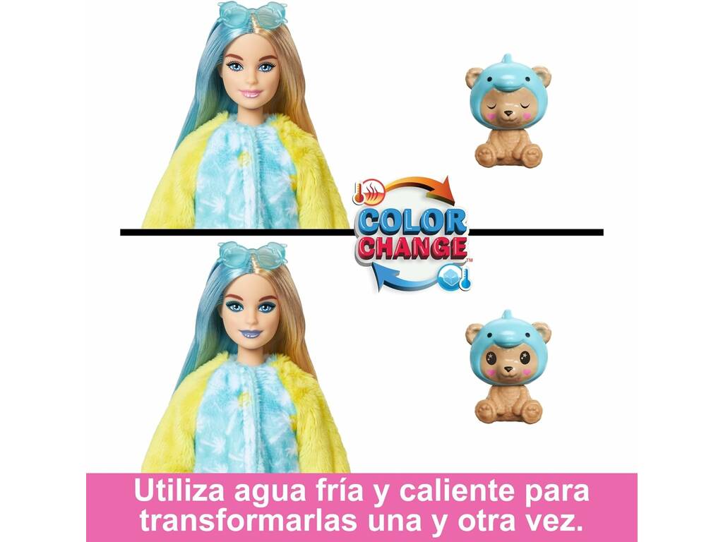 Barbie Cutie Reveal Série Disfarces Ursinho Golfinho de Mattel HRK25