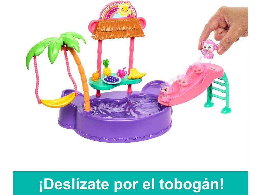 Enchantimals Sunshine Island Bambola con piscina di Mattel HTW73