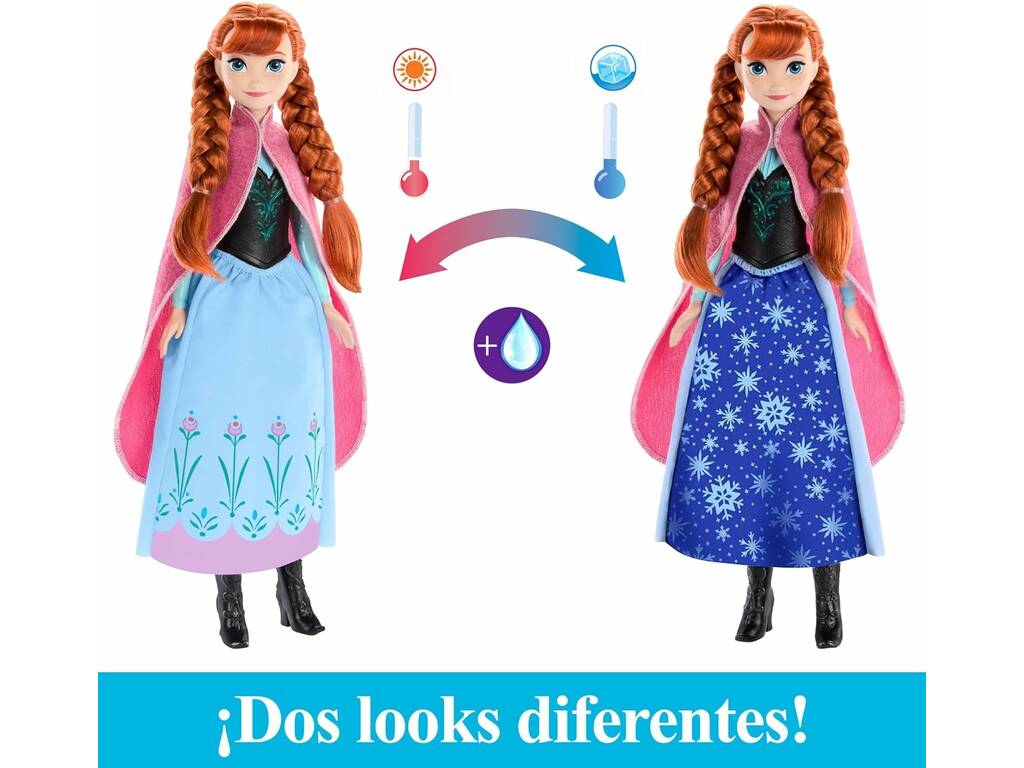 Frozen Anna Doll Zauberrock Mattel HTG24