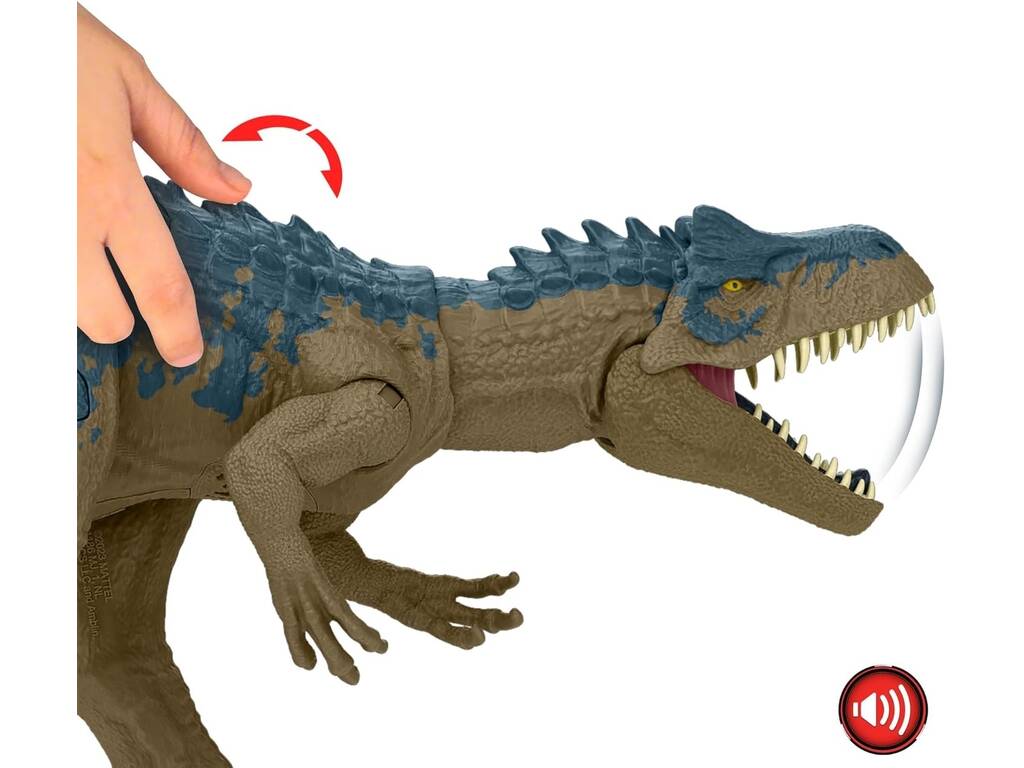 Jurassic World Epic Evolution Allosaurus Figur mit Sounds Mattel HRX50