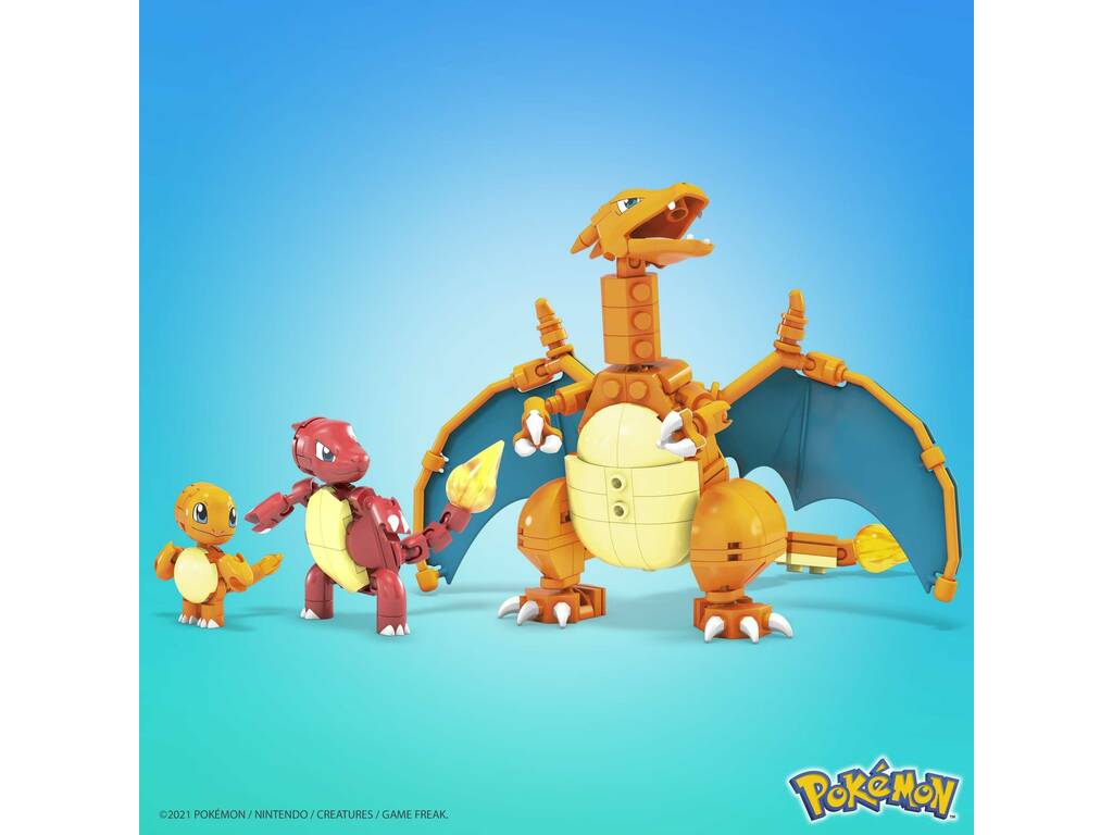 Pokémon Mega Construx Set de Evoluciones de Charmander Mattel HFG06
