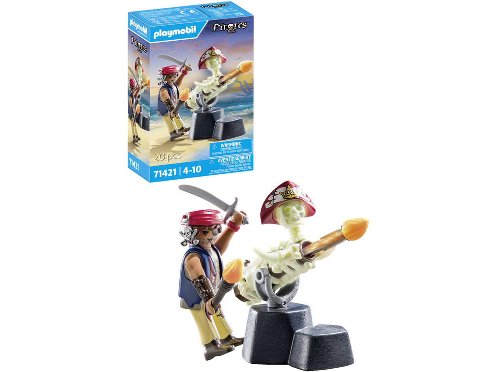 Playmobil Pirates Artilheiro Pirata 71421