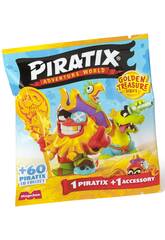 Piratix Golden Treasure Series Pacote com Figura e Acessório Surpresa Magic Box PPX1D424IN00