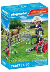 Playmobil Action Heroes Mission Firefighters Tierrettung 71467