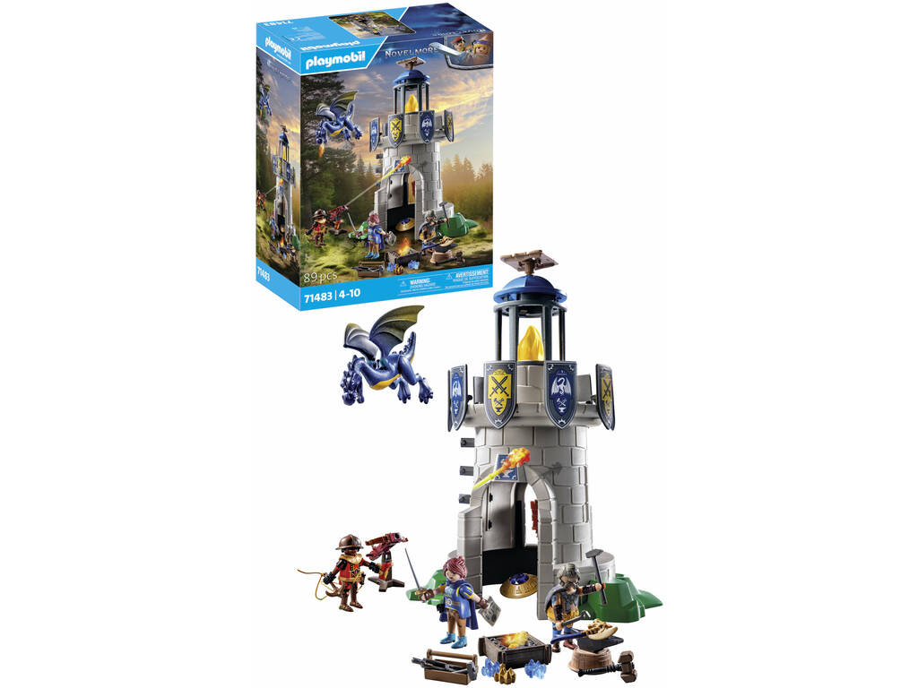 Playmobil Novelmore Torre de Cavaleiros com Ferreiro e Dragão 71483