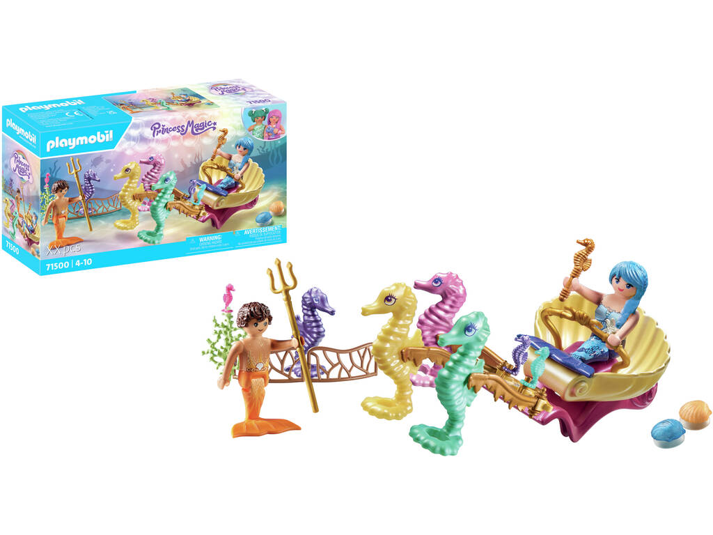 Playmobil Princess Magic Sirena Sirena con cavallucci marini 71500