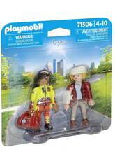 Playmobil Duopack Paramedic avec patient 71506