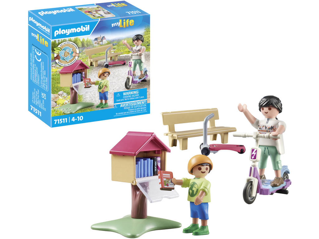 Playmobil My Life Intercâmbio de Livros 71511