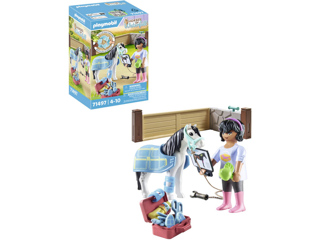 Playmobil Chevaux de la cascade Cheval thérapeute 71497