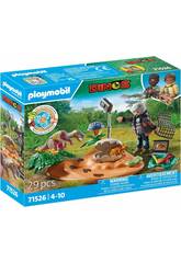 Playmobil Dinos Nido di Stegosauro con Ladro di Uova 71526