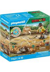 Playmobil Dino Excavation archologique avec squelette de dinosaure 71527