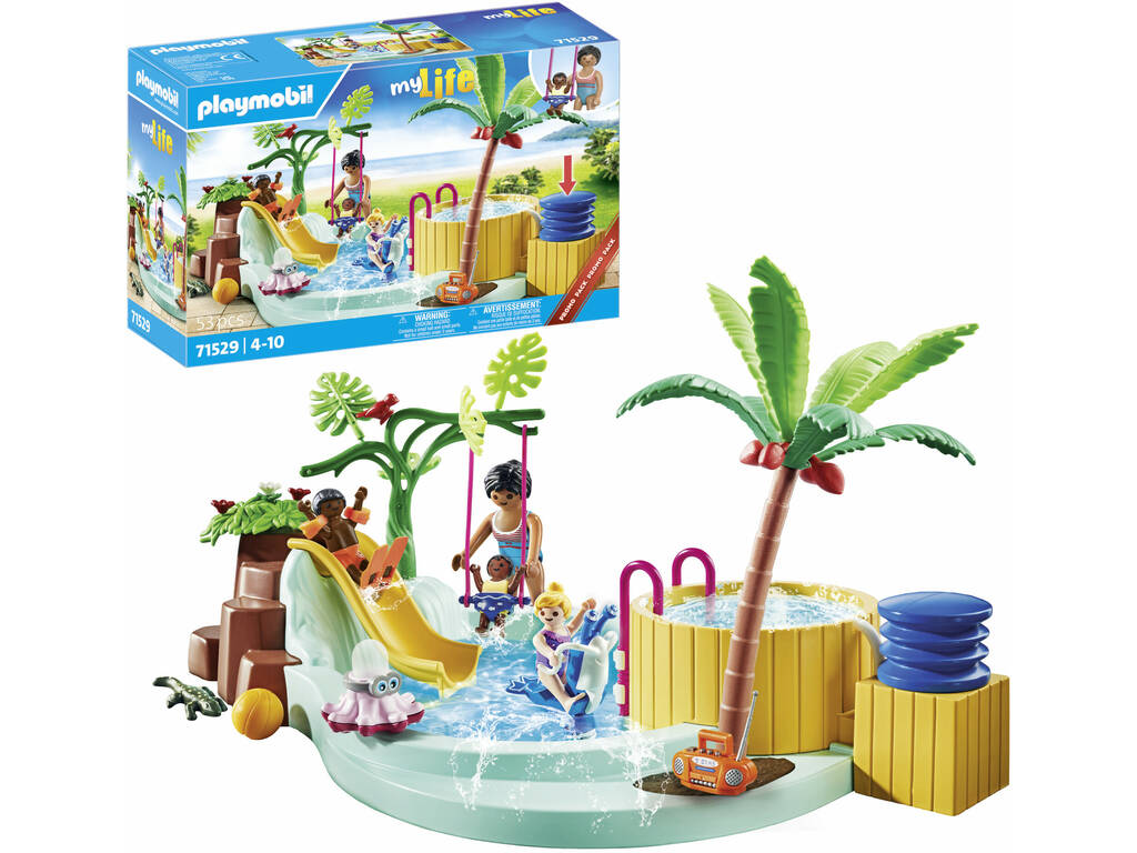 Playmobil My Life Kinderbecken mit Whirlpool 71529