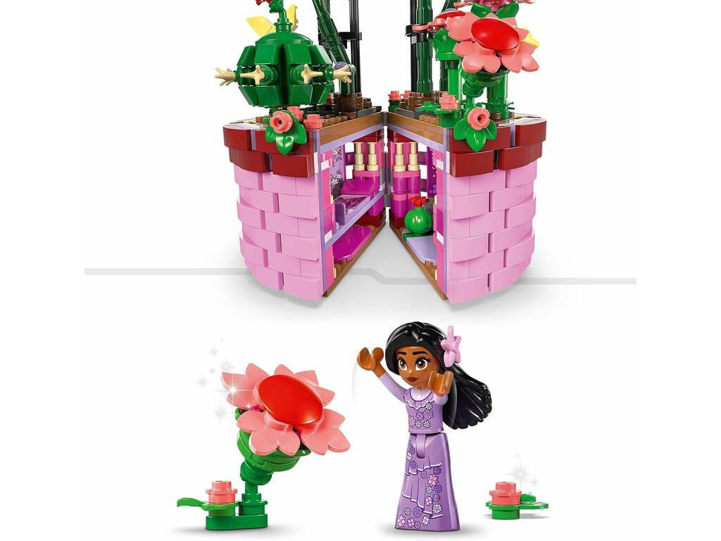 Lego Disney Charm Le pot de fleurs d'Isabela 43237