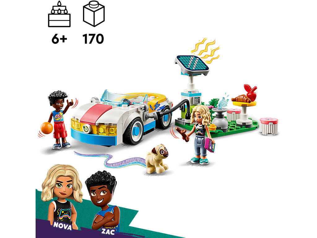Lego Friends Coche Eléctrico y Cargador 42609
