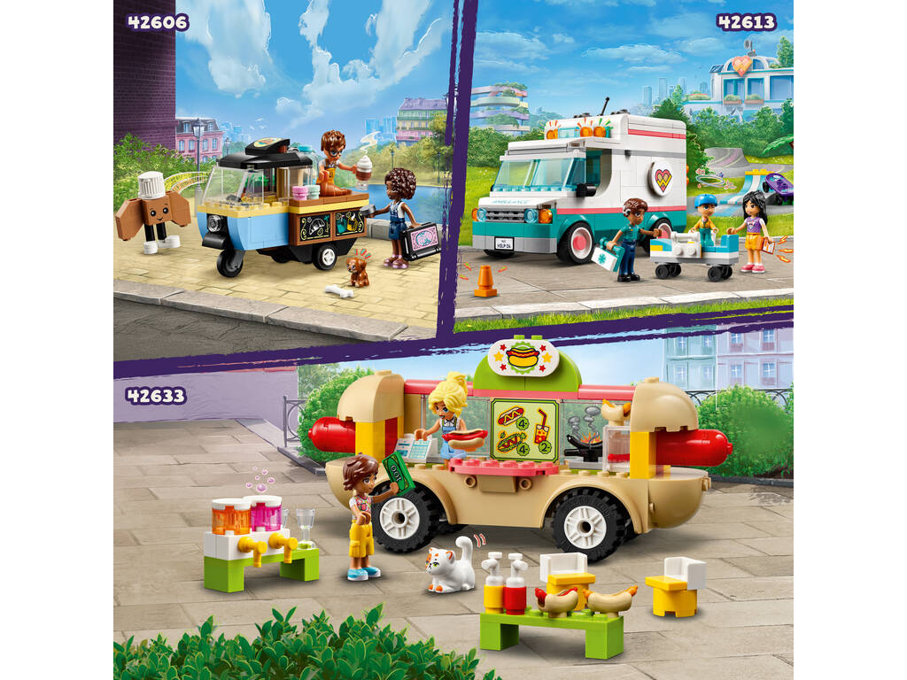 Lego Friends Elektroauto und Ladegerät 42609