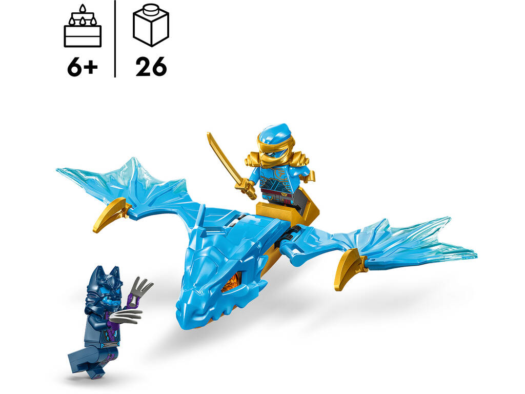 Lego Ninjago Ataque Rising Dragon de Nya 71802