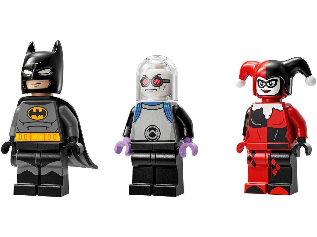 Lego Batman DC Batman avec Batmobile vs Harley Quinn et Mr. Freeze