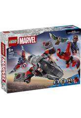 Lego Marvel Captain America Brave World Battaglia tra Capitan America e Hulk Rosso