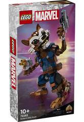 Lego Marvel Rocket y Baby Groot 76282