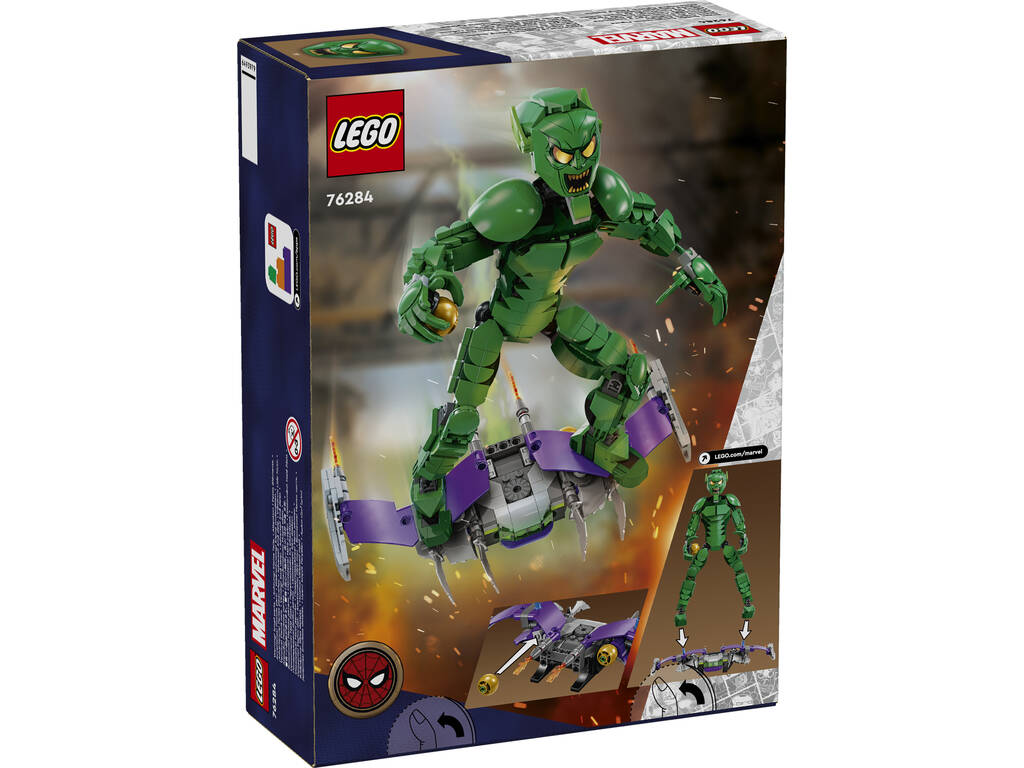 Figurine de construction Lego Marvel Spider-Man No Way Home : Le Bouffon Vert