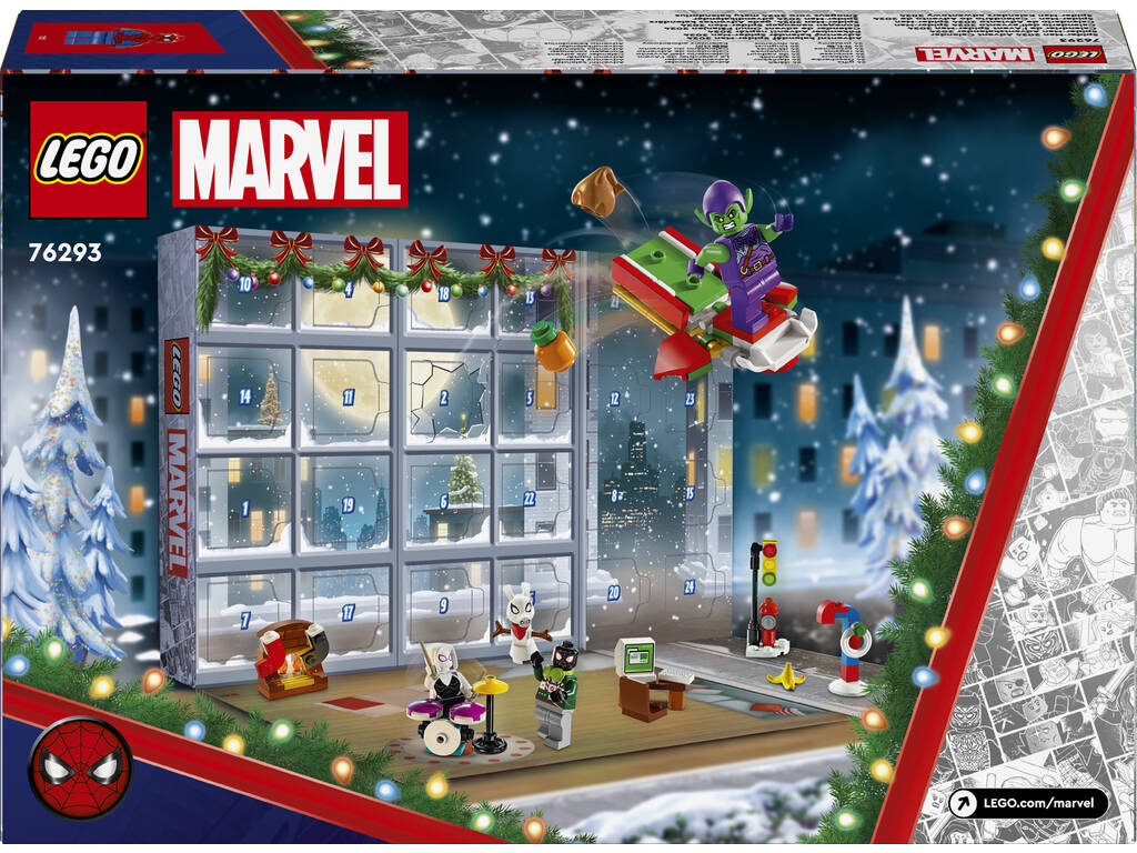 Lego Marvel Spiderman Calendario dell'Avvento 2024 76293