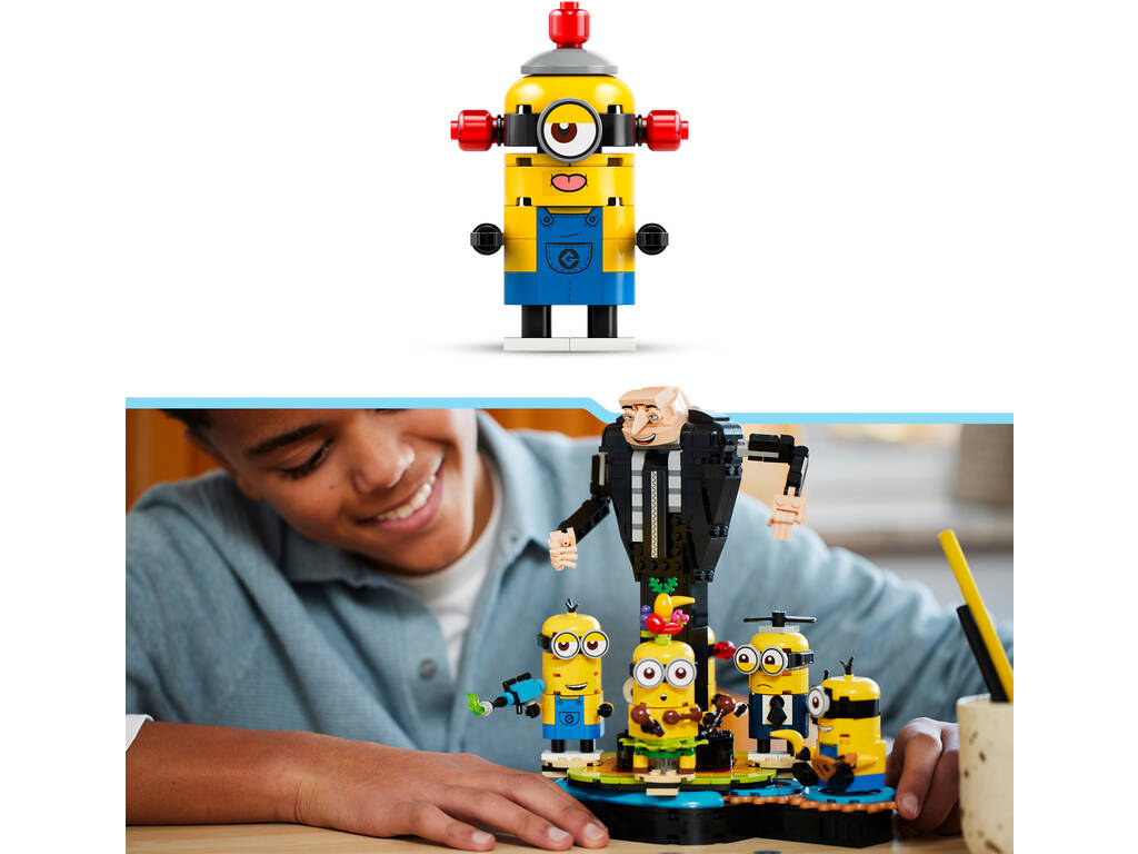 Lego Gru 4 Meu Malvado Favorito Modelo de Gru e os Minions 75582