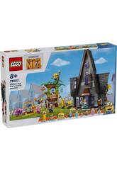 Lego Gru 4 Mes Minions prfrs et le manoir familial de Gru 75583