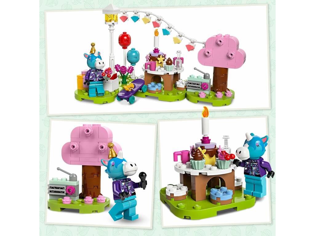 Lego Animal Crossing Festa di compleanno di Azulino 77046