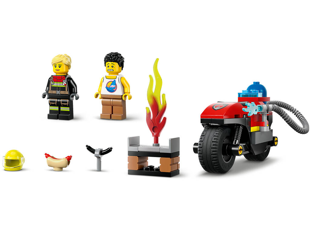 Lego City Moto di salvataggio dei vigili del fuoco 60410