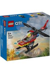 Lego City Helicóptero de Resgate de Bombeiros 60411