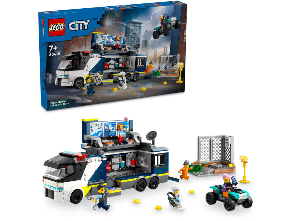 Laboratoire mobile de la police de Lego City 60418