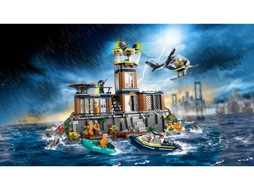 Lego City Isola della prigione della polizia 60419