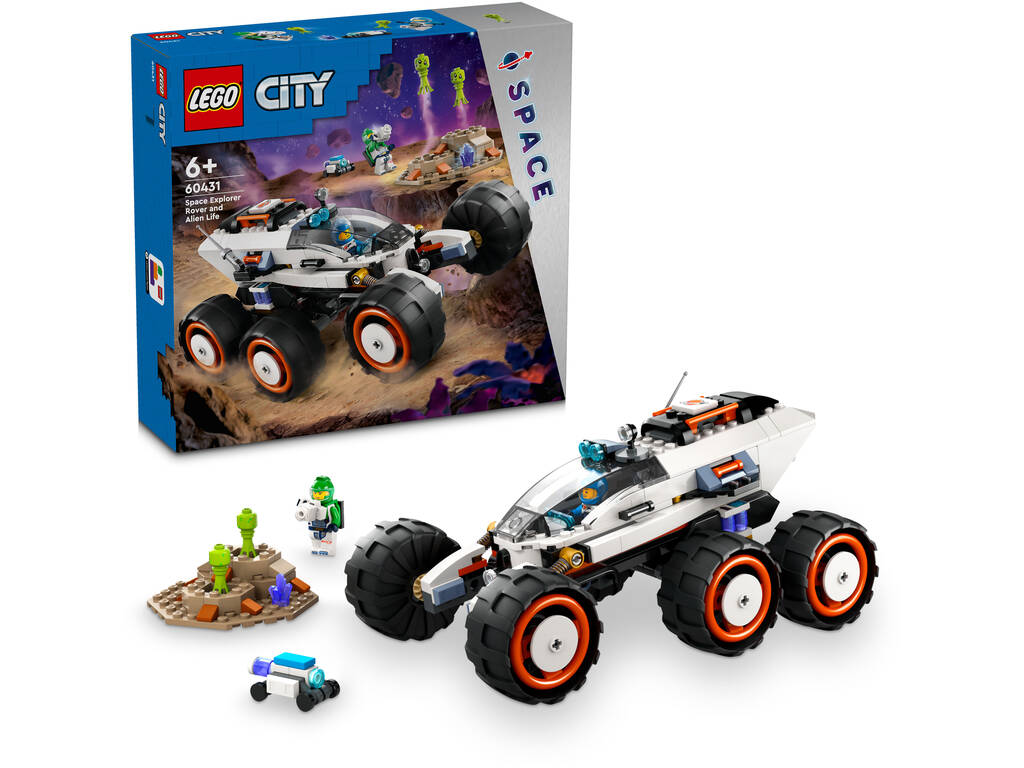 Lego City Space Róver Explorador Espacial e Vida Extraterrestre 60431