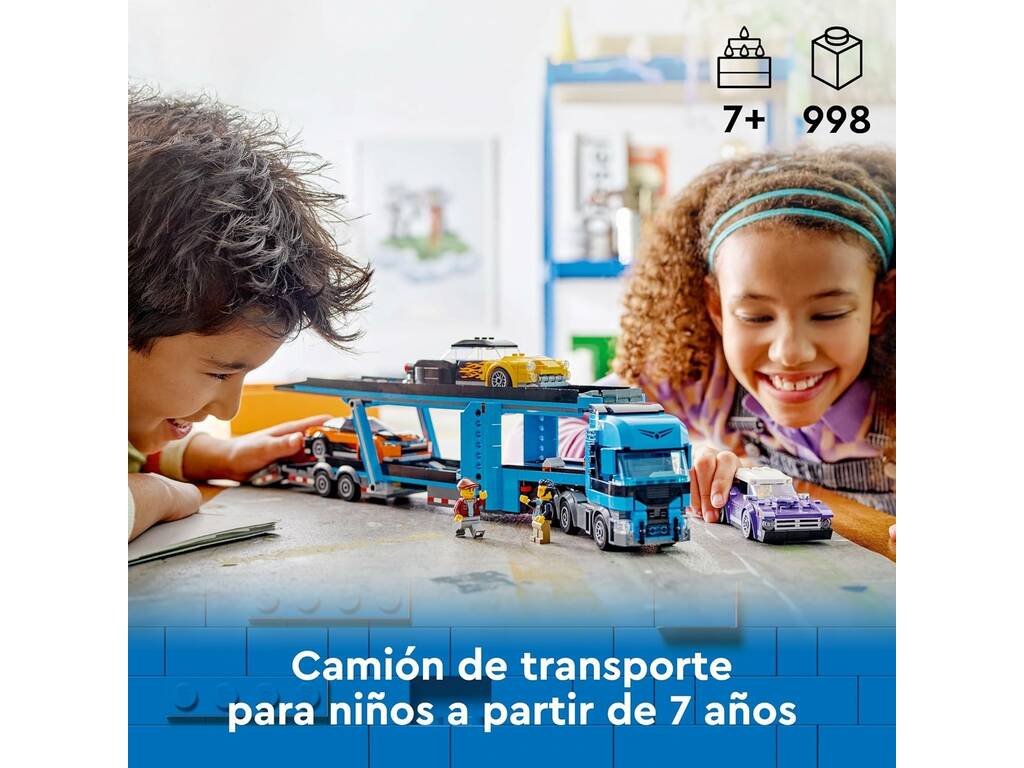 Lego City Camion da trasporto con auto sportive 60408