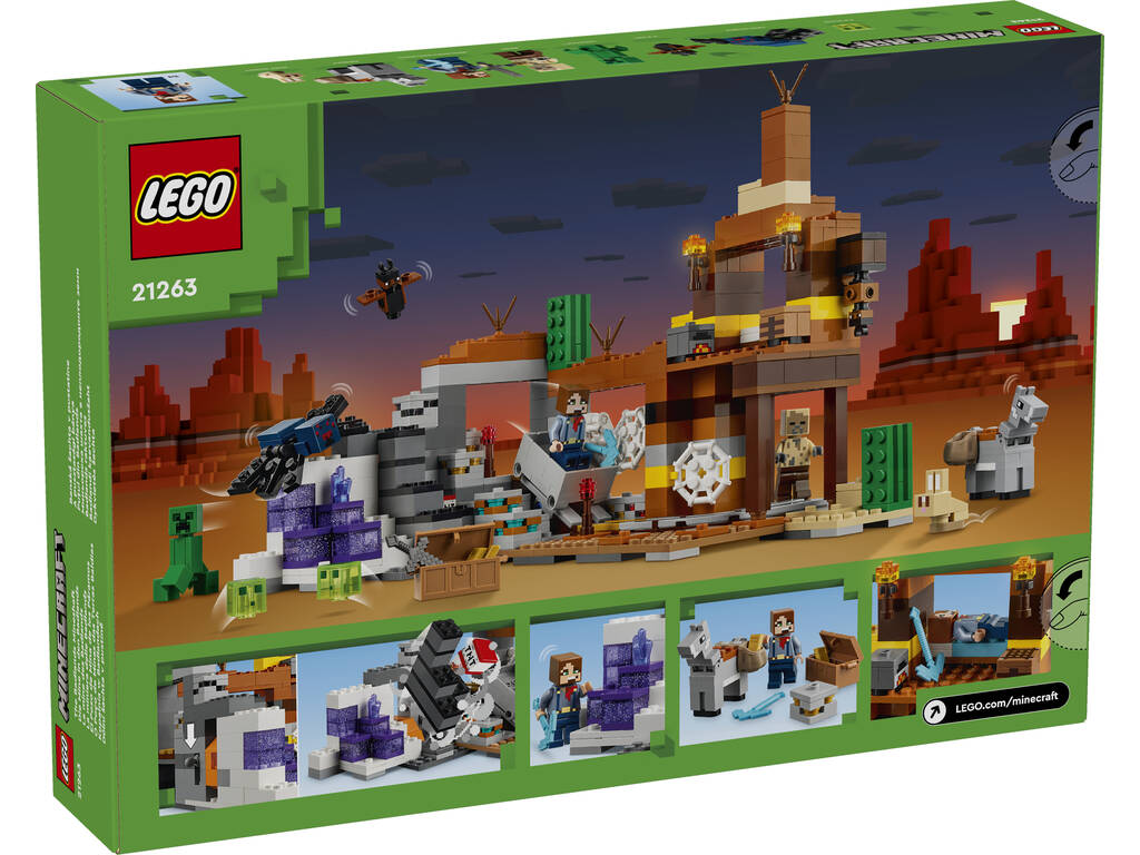 Lego Minecraft The Wasteland Mine Shaft 21263