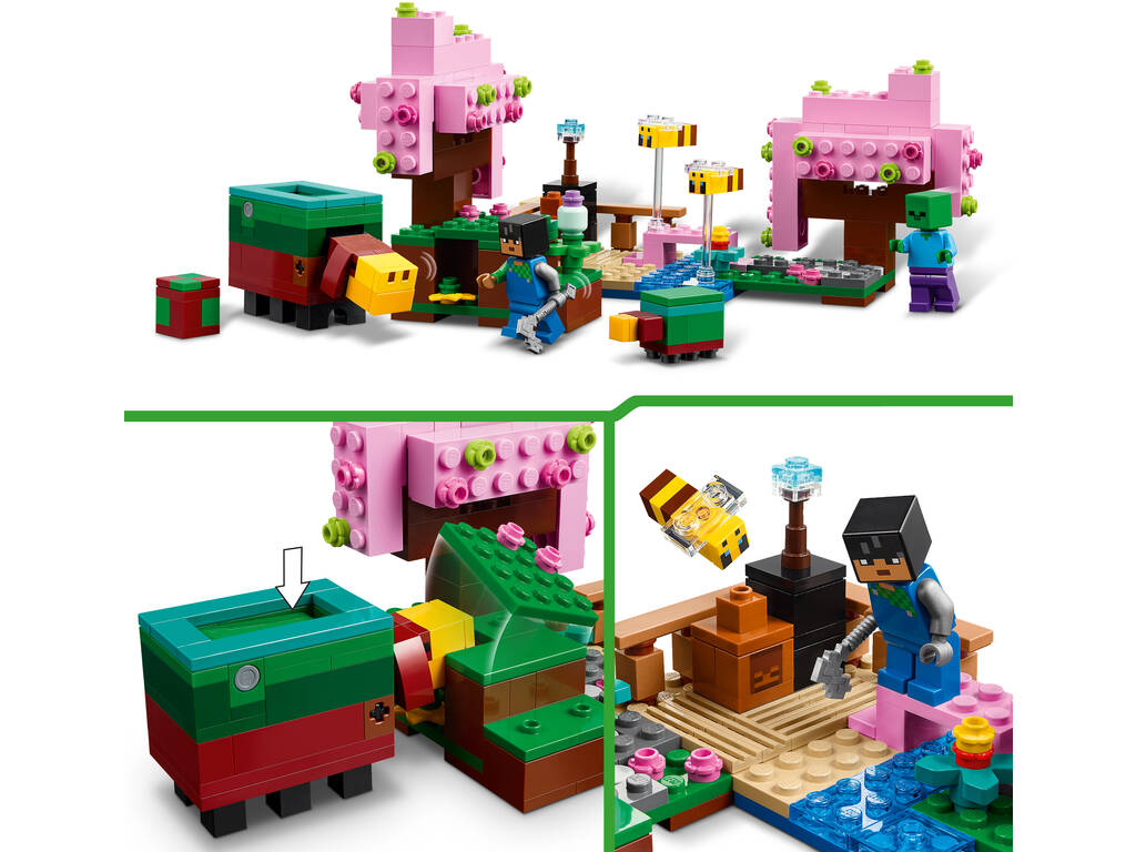 Lego Minecraft O Jardim de Cerejeiras em Flor 21260