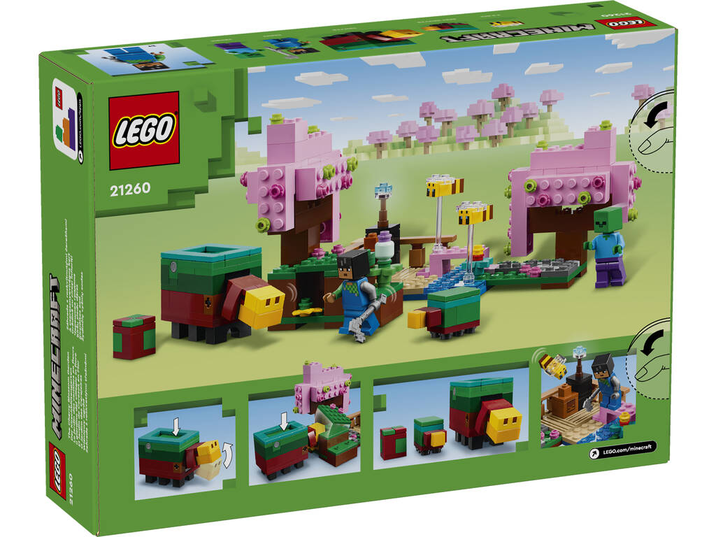 Lego Minecraft O Jardim de Cerejeiras em Flor 21260