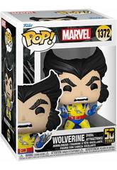 Funko Pop Marvel 50th Anniversary Wolverine Figur Wolverine Adamantium mit schwingendem Kopf 77436