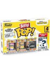 Funko Pop Bitty Minions Pack 4 Mini Figure 73038