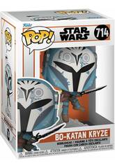 Funko Pop Star Wars Figura Bo-Katan Kryze com Cabea Oscilante 80003